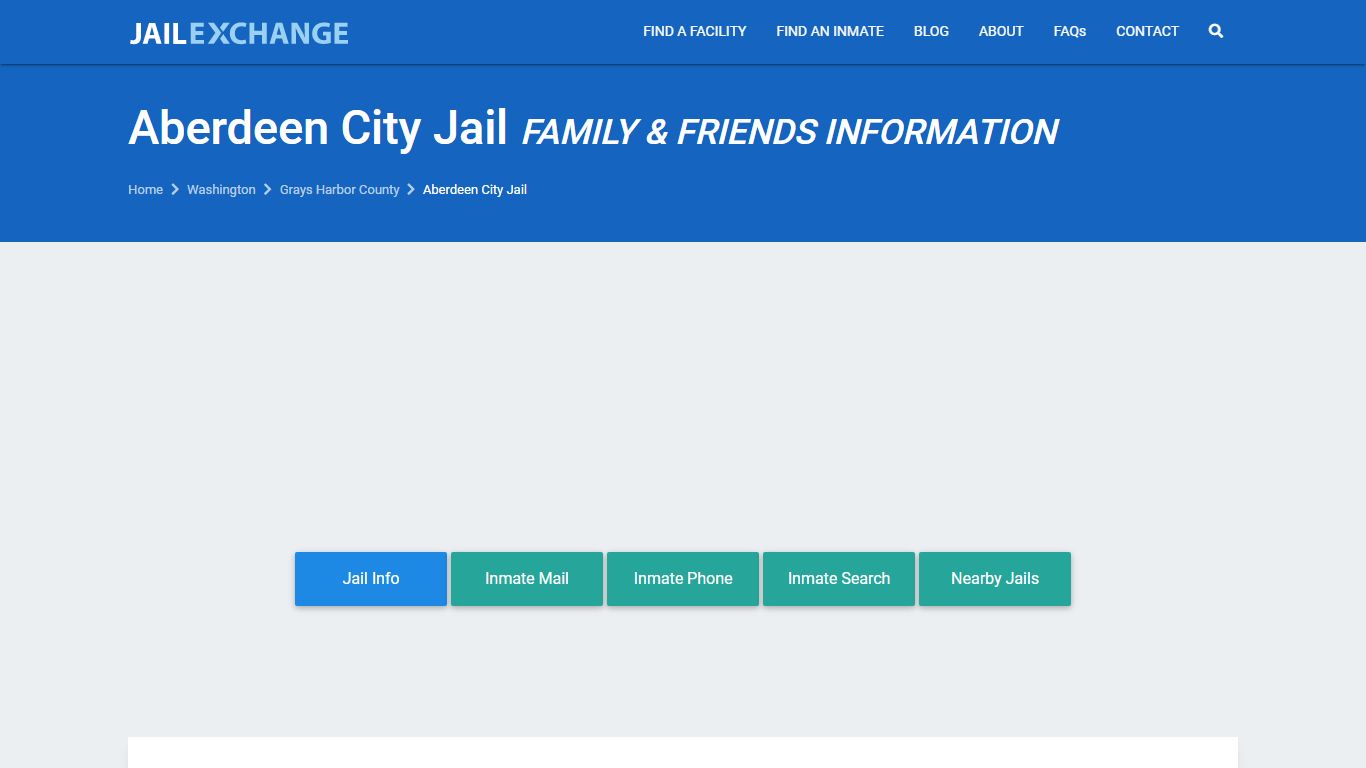 Aberdeen City Jail WA | Booking, Visiting, Calls, Phone